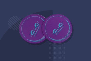 purple iQinQi exercise sliders on navy background