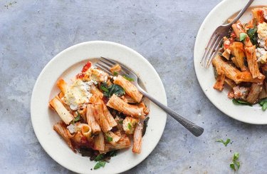 Baked Ziti With Spinach and Herbed Ricotta tofu recipes