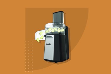 The Oster Oskar 2-in-1 Salad Prep and Food Processor