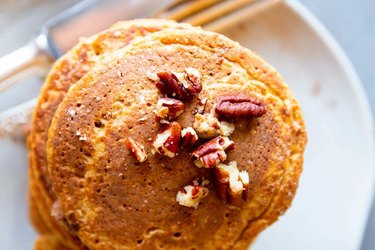 Pumpkin Oatmeal Pancakes