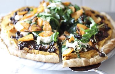 Butternut Squash, Balsamic, Fig and Goat Cheese Pizza