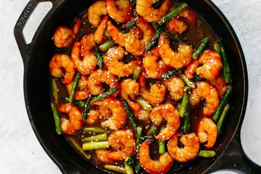 Honey Garlic Shrimp Stir-Fry