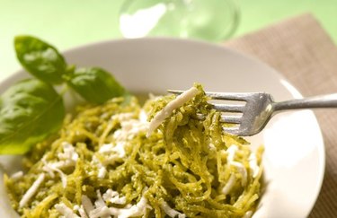 Simple Spaghetti Squash with Pesto spaghetti squash recipes