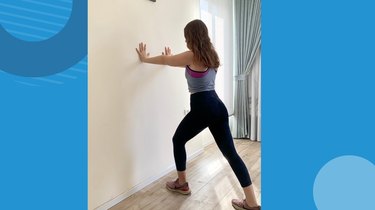 Move 1: Wall Calf Stretch