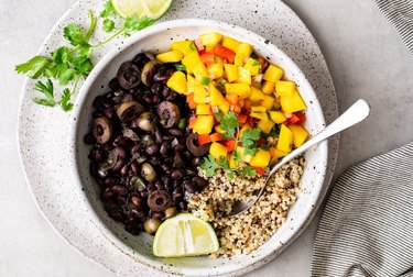 Cuban Black Bean and Mango Bowl