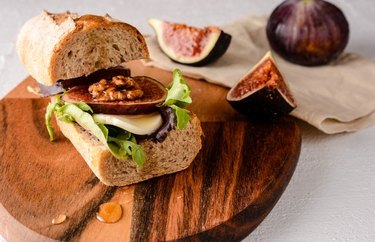 Lightened Up Chicken and Fig Sandwich high-protein sandwich recipes