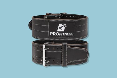 ProFitness Genuine Leather Weightlifting Belt