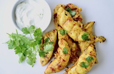 Turmeric Marinated Grilled Chicken Tenders as an example of Weight Watchers dinner recipes