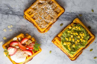 Freezer Sweet Potato Waffles