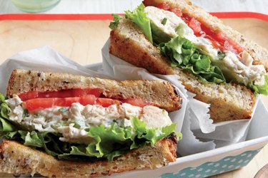 Tarragon Chicken Salad Sandwiches