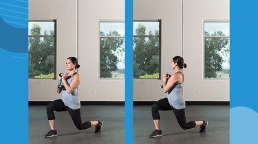 4. Reverse Lunge With Rotation