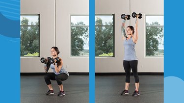 2. Squat to Overhead Press