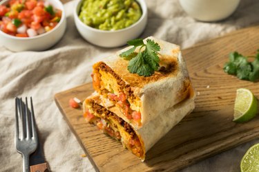 Homemade Chorizo Breakfast Burrito