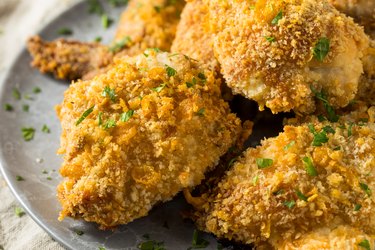 Homemade Oven Baked Fried Chicken