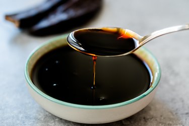 Molasses Dripping from Spoon