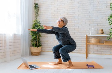 Senior Fitness Low Impact Exercise Workout, Balance, Stretching