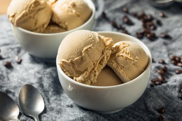 Homemade ice cream as an example of food to eat after wisdom teeth removal