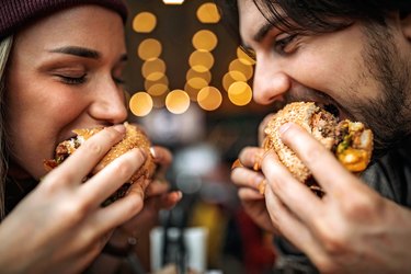 Hamburger for two