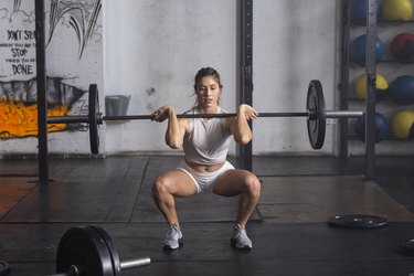 Barbell Back Squat - Sweat