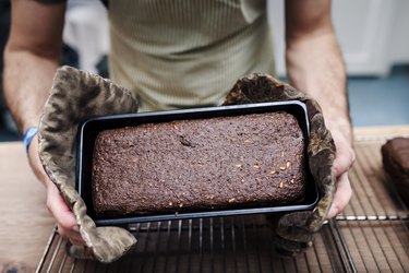 Lower the heat when baking with dark-colored pans