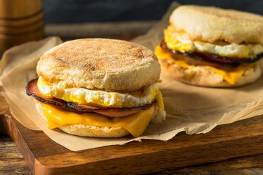 Homemade Egg English Muffin Sandwich