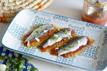 Sardines with Tomatoes and Garlic