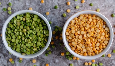 Yellow and Green Split Peas