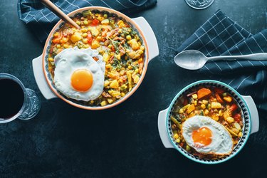 Butternut squash breakfast dish.