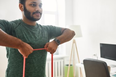 A 20 Minute Resistance Band Arm Workout livestrong