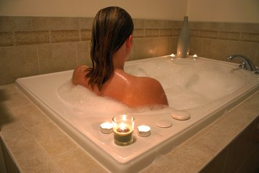 Woman in the Bath Tub