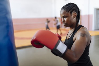 Tank store boxing gloves