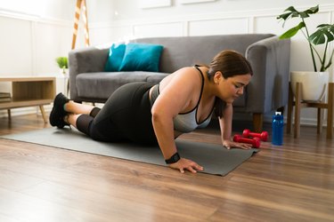 Chest push up workout at home hot sale