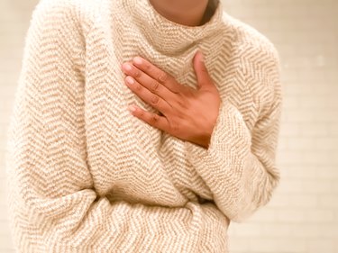 african-american woman experiences shortness of breath