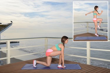 Woman Demonstrating Sprinter Hops