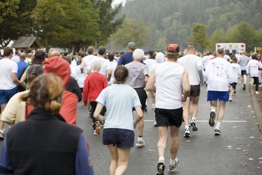 Runners at the Great Columbia Crossing