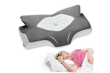 Elviros Cervical Memory Foam Pillow, one of the best pillows for back pain