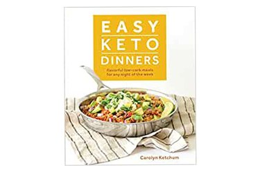 Easy keto dinners cookbook cover