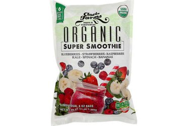 Clovis Farms Organic Frozen Smoothie Pack on a white background