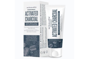 Schmidt’s Activated Charcoal With Wondermint, one of the best natural toothpastes