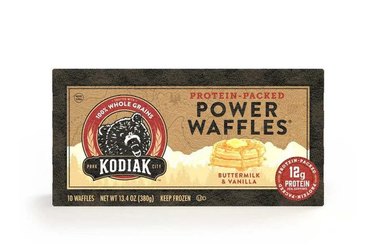 Kodiak Power Waffles on a white background