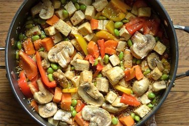 Sweet and Sour Tofu and Veggie Stir Fry