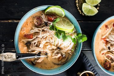 Crock Pot Thai Chicken Soup