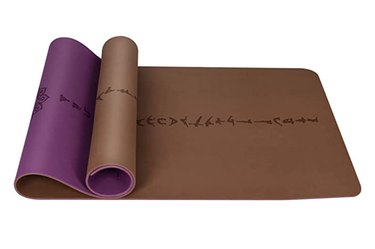 Jade Yoga Fusion Natural Rubber Yoga Mat 68 8mm Extra Thick Purple