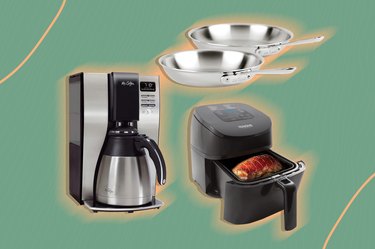 collage of Kitchen Appliances on sale for Amazon’s Prime Early Access Sale