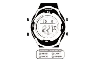 Armitron pro sport watch alarm deals