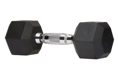 Amazon Basics Rubber Encased Hex Dumbbell Hand Weight as best Prime deals