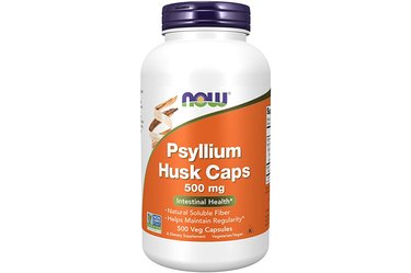 NOW Psyllium Husk Caps, a fiber supplement for diverticulitis