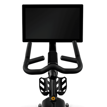 SoulCycle At-Home Bike console and handlebars isolated on a white background