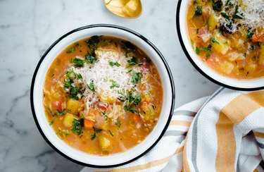 Slow Cooker Vegetable Soup With Split Red Lentils
