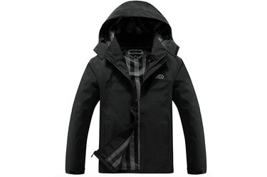 OTU Lightweight Waterproof Hooded Rain Jacket